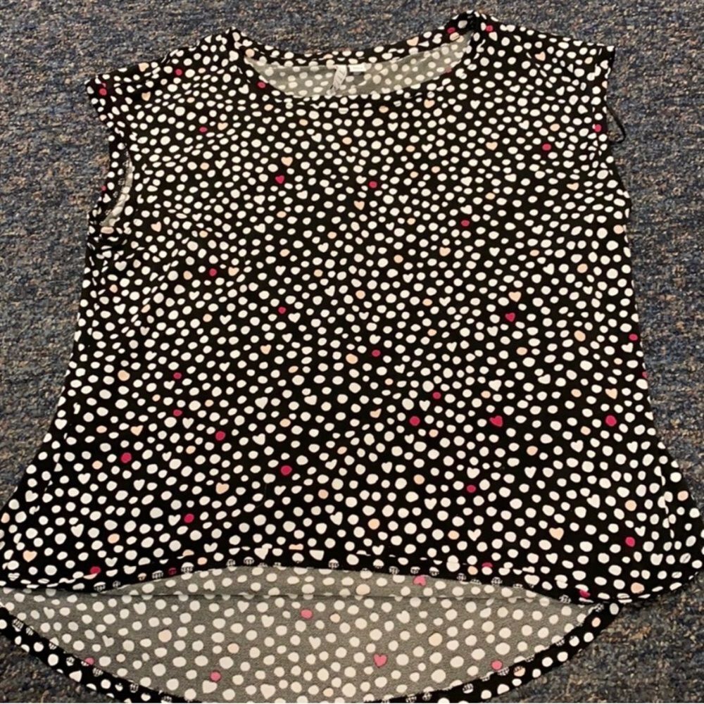 Elle polkaβdot top sz. L